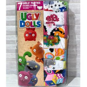 7 Pair of Girls Panties Ugly Dolls Size 6 100% Cotton Brand New!